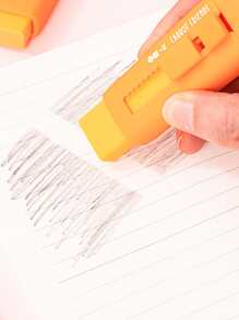 1pc Carrot Design Eraser - Orange - View 3