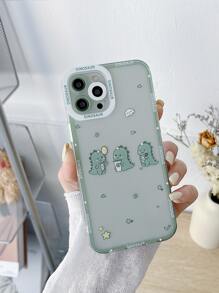 Cartoon Dinosaur Pattern Phone Case Compatible With iPhone15/15Plus/15Pro/15Promax