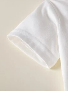 Bộ đồ Em bé Khối Màu Giải trí - Đen và trắng - Xem 8