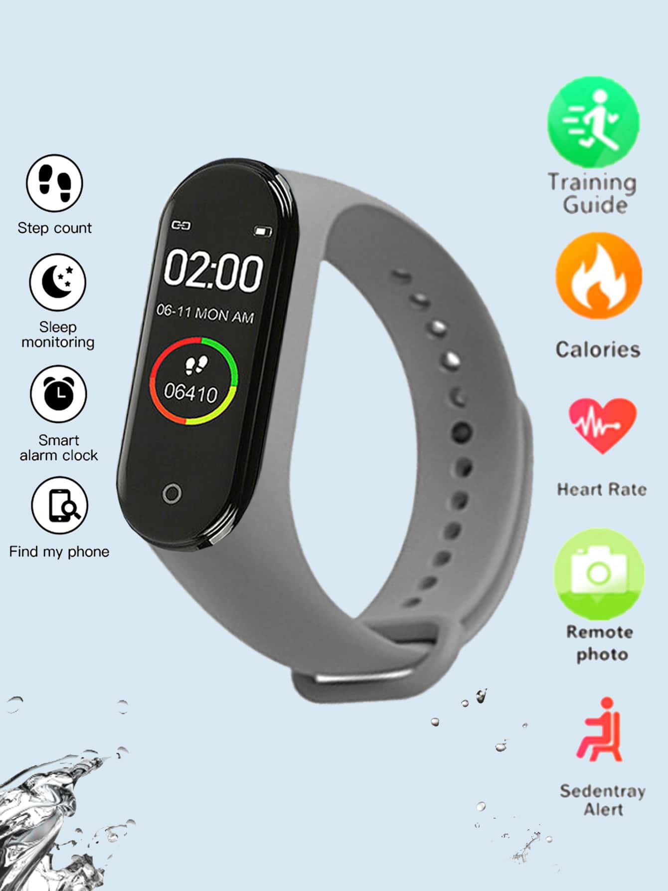 Sleep Monitoring Oval Smart Watch SHEIN USA