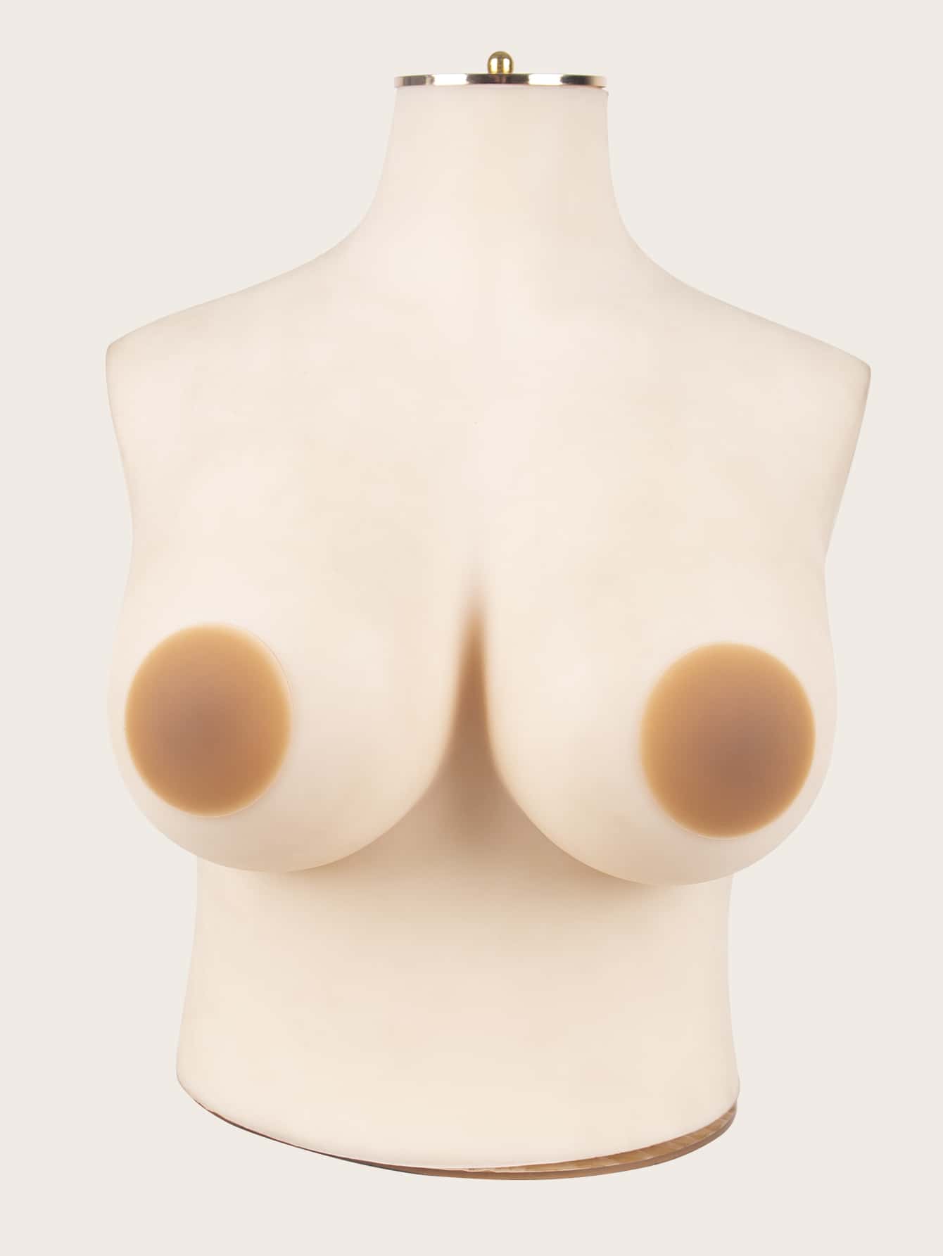 Plus 1pair Silicone Nipple Cover - Brown - View 1