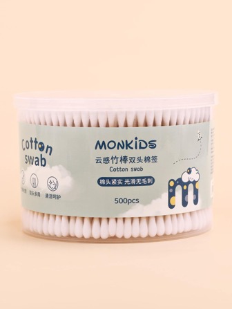 MONKIDS 500pcs Two-ended Swab