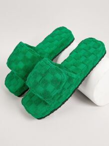 SHUZIA Square Toe Slide Mid Flatform Sandals