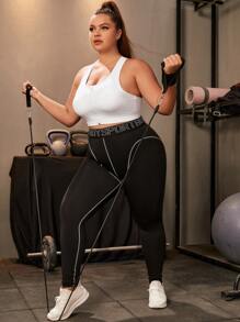 Sujetador deportivo soporte alto con cremallera - Blanco - Ver 4