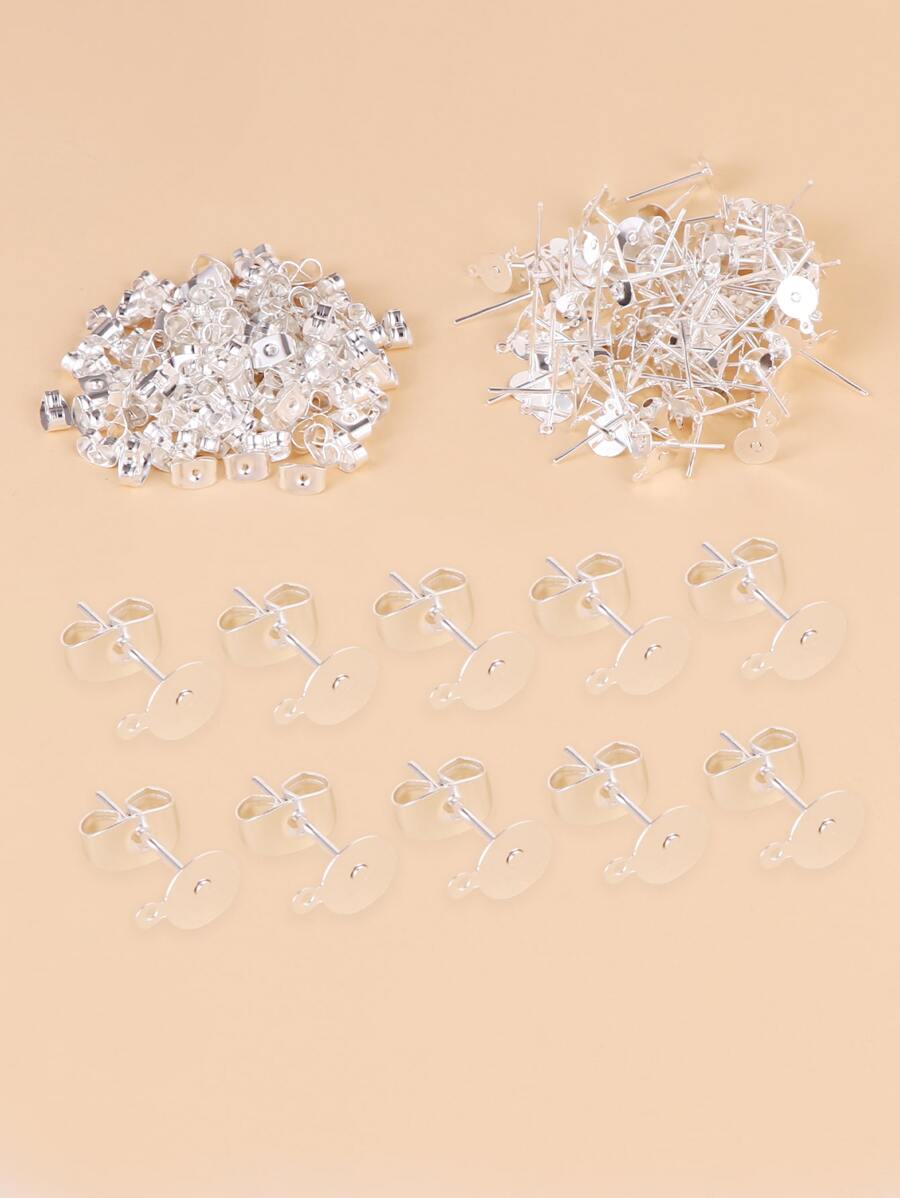 200 cái Phụ kiện Trang sức Tự làm - Bạc - Xem 1