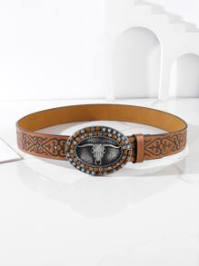 Dụng cụ bấm lỗ & đai khóa hình bầu dục Rhinestone Decor - Nhiều màu - Xem 1