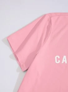 SHEIN Unity 圖案短袖T恤