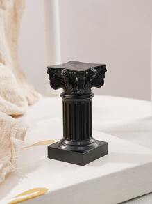 Roman Column Decorative Object - Black - View 2