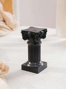 Roman Column Decorative Object - Black - View 6