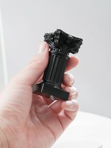 Roman Column Decorative Object - Black - View 9