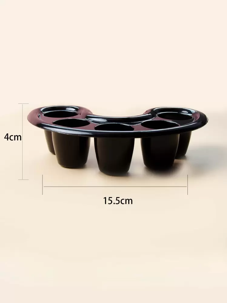2 pièces Bol de trempage pour ongles, fournitures pour ongles, outils pour ongles, outils pour nail art, rentrée scolaire, ongles, outils pour ongles à clipser - Noir - Voir 3