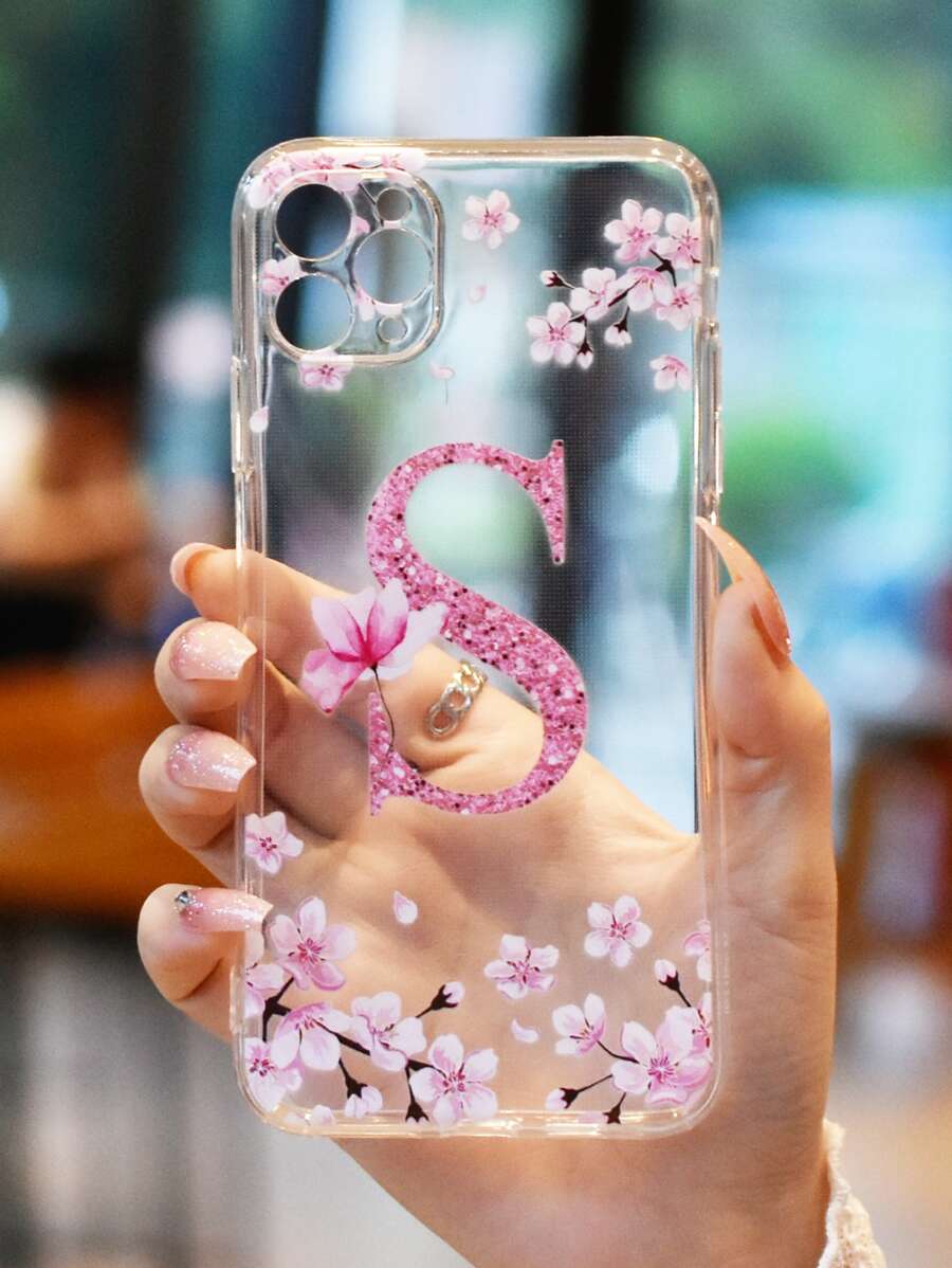 春夏字母图案透明手机壳 适用于 iPhone 15/15Pro/15Plus/15Promax - 彩色 - 查看 1