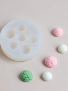 1pc Ice Cream Design DIY Silicone Mold - Clear - View 3
