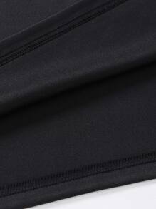 Manfinity Homme Men Deer Print Contrast Trim Polo Shirt - Black - View 6