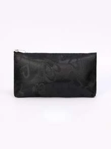 Túi mỹ phẩm hình trái tim - màu đen - Xem 1