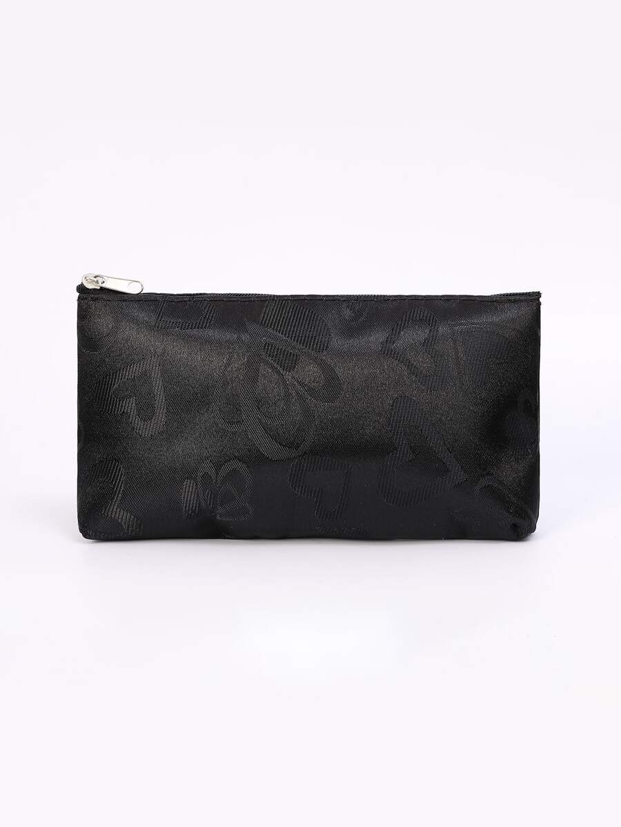 Túi mỹ phẩm hình trái tim - màu đen - Xem 1