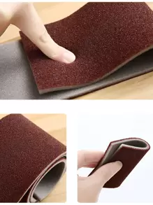 1 pieza Esponja de esmeril para limpiar en la cocina, paño mágico para lavar platos, para cocina, baño, hogar, suministros del hogar - Marrón - Ver 5