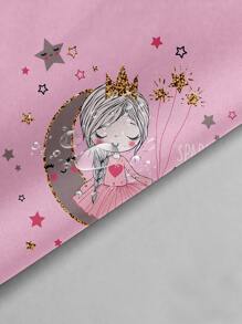 2 piezas Cortina con estampado de dibujos animados