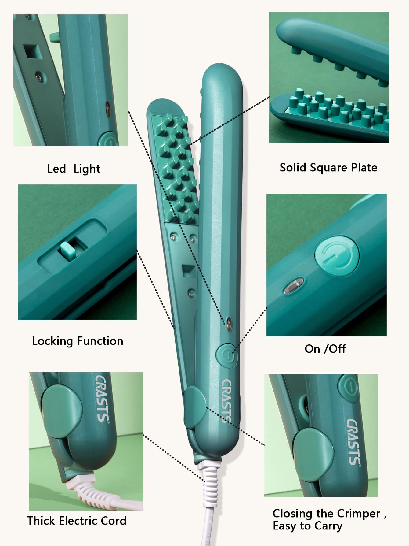 Corrugated Hair Crimping Iron Splint for Sale Australia New Collection