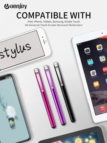 Uenjoy Handwriting Pen Set - 3pcs/Pack - Pink/Purple/Black - Multicolor - View 6