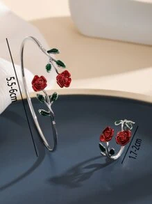 Bộ trang sức trang trí hoa 2 cái - Nhiều màu - Xem 5