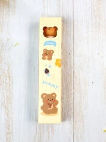 kabaxiong 1pc Cartoon Bear Decor Ballpoint Pen - Multicolor - View 4