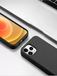 Plain Phone Case - Black - View 3