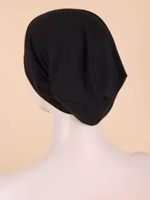 1pc Women Stylish Solid Head Wrap Bonnet Hair Bonnet Turban