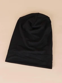 1pc Women Stylish Solid Head Wrap Bonnet Hair Bonnet Turban