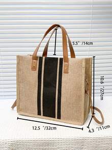 2入組雙色單肩手提包帶錢包，書包套裝適合畢業生、青少年女孩、大一、大二、大三和大四學生、大學和高中 - 彩色 - 查看 4