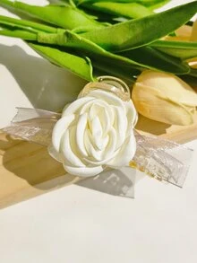 Garra de pelo con diseño de flor - Multicolor - Ver 4