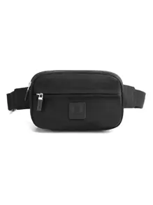 Không thấm nước, nhẹ, gói Fanny Pack trang trí chữ cái thông thường cho doanh nhân dành cho nữ tuổi teen Sinh viên đại học, tân binh và công nhân cổ trắng Hoàn hảo cho văn phòng, đại học, công việc, kinh doanh, đi làm - màu đen - Xem 1