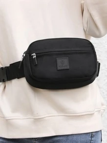 Không thấm nước, nhẹ, gói Fanny Pack trang trí chữ cái thông thường cho doanh nhân dành cho nữ tuổi teen Sinh viên đại học, tân binh và công nhân cổ trắng Hoàn hảo cho văn phòng, đại học, công việc, kinh doanh, đi làm - màu đen - Xem 7