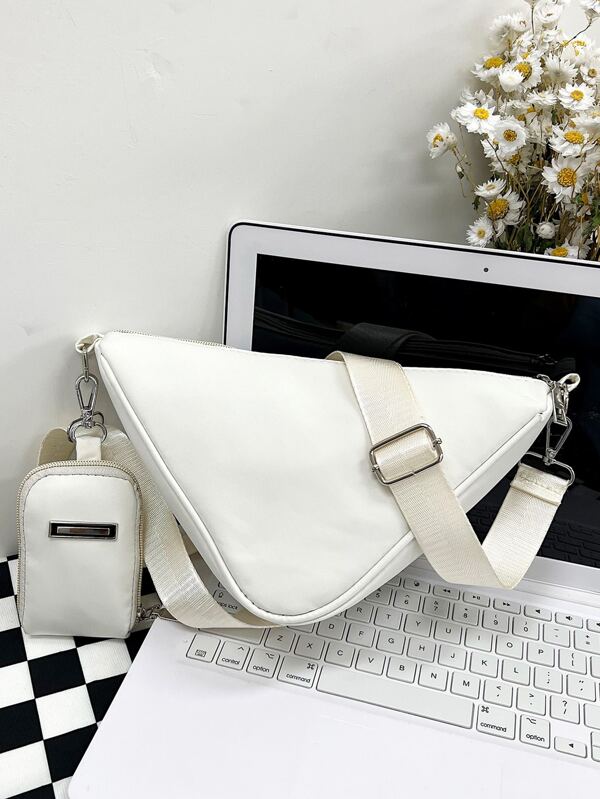 Triangle Design Novelty Bag With Coin Purse SHEIN USA