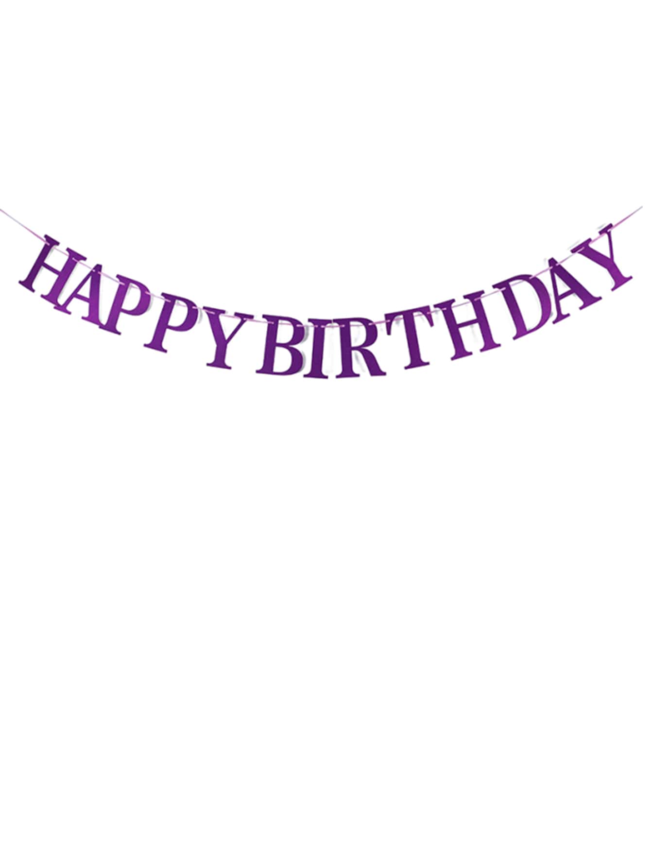 1pc Birthday Party Decorative Pull Flag
