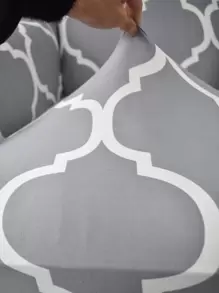 Tấm bọc ghế hình học in hình cánh - Nhiều màu - Xem 4