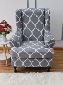 Tấm bọc ghế hình học in hình cánh - Nhiều màu - Xem 5