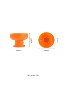 1pc Plain Plastic Donut Mold - Orange - View 4