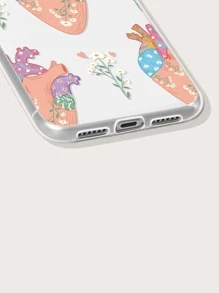 Ốp điện thoại in hình trái tim, phiên bản quốc tế, không phải phiên bản nội địa. - Nhiều màu - Xem 4