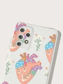 Ốp điện thoại in hình trái tim, phiên bản quốc tế, không phải phiên bản nội địa. - Nhiều màu - Xem 5