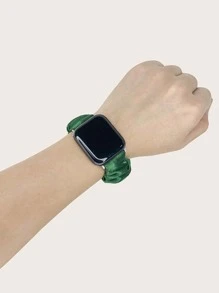 大腸髮圈錶帶適用於Apple Watch - 綠色 - 查看 6