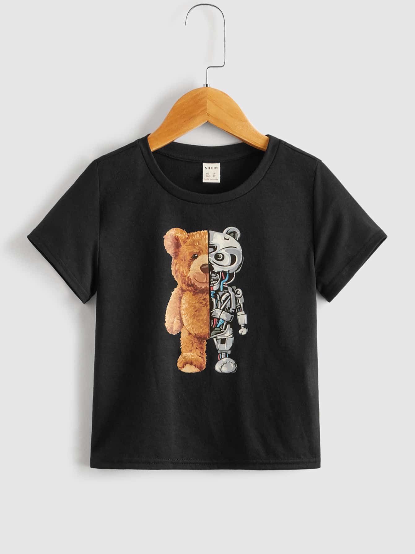 Kids bear print tee