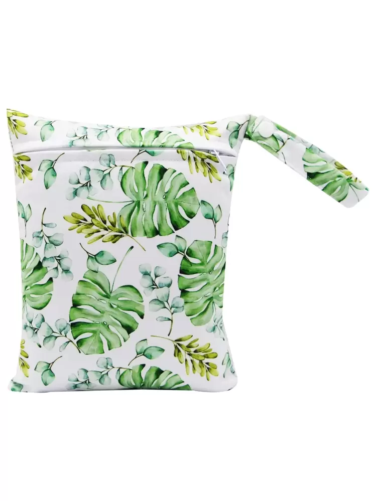 1pc Palm Leaf Pattern Diaper Bag - Multicolor - View 1