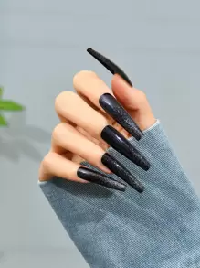 Instantly Upgrade Your Look with 24pcs Nude Color False Nails Matte XXL Long Coffin Nail Tips Detachable Press on Nails DIY Manicure for Women - Multicolor - View 1