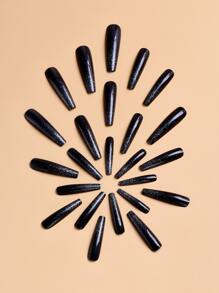 Instantly Upgrade Your Look with 24pcs Nude Color False Nails Matte XXL Long Coffin Nail Tips Detachable Press on Nails DIY Manicure for Women - Multicolor - View 7