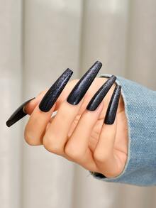 Instantly Upgrade Your Look with 24pcs Nude Color False Nails Matte XXL Long Coffin Nail Tips Detachable Press on Nails DIY Manicure for Women - Multicolor - View 4