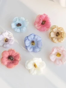 20/60/100PCS Mixed Color Artificial Cherry Blossom MINI Sunflower Daisy DIY Candy Box Wreath Material Wedding Decoration Flower Material Bride Wrist Holding Head Flower Home Decoration Valentine's Day New Year Decoration Birthday Party Decoration - Multicolor - View 3