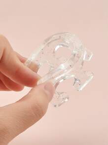 klimonla 2 piezas Separador de dedos de silicona, Suministros para uñas, Herramientas para uñas, Herramientas de arte de uñas, De vuelta a la escuela, Uñas, Herramientas para uñas postizas - transparente - Ver 4