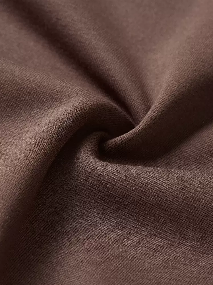 INAWLY Felpa con cappuccio termica con zip e coulisse, top a maniche lunghe adatto per laurea, insegnanti, ritorno a scuola in autunno - Caffè Marrone - Visualizzare 5