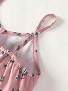 Đầm bé gái Hoa Tất cả trên in Boho - Bụi hồng - Xem 4